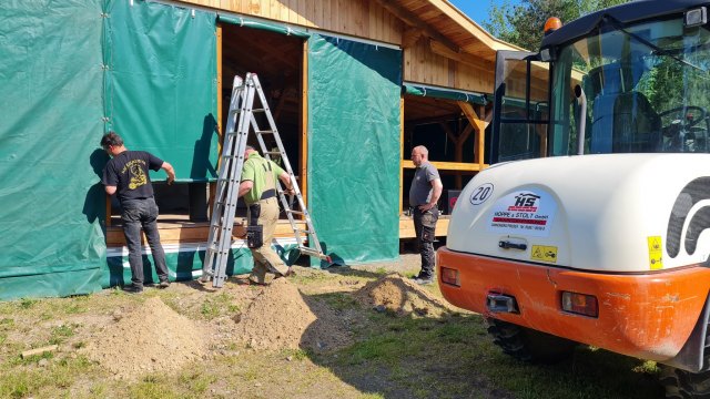 2021-06 Arbeitseinsatz Treppeneinbau - 20210602 163837