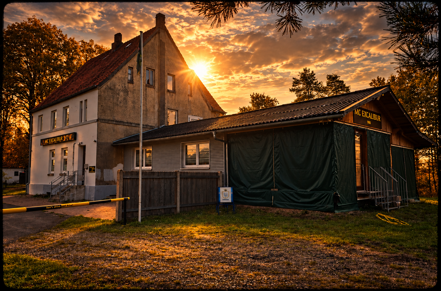 Das Clubhouse des MC Excalibur 2026