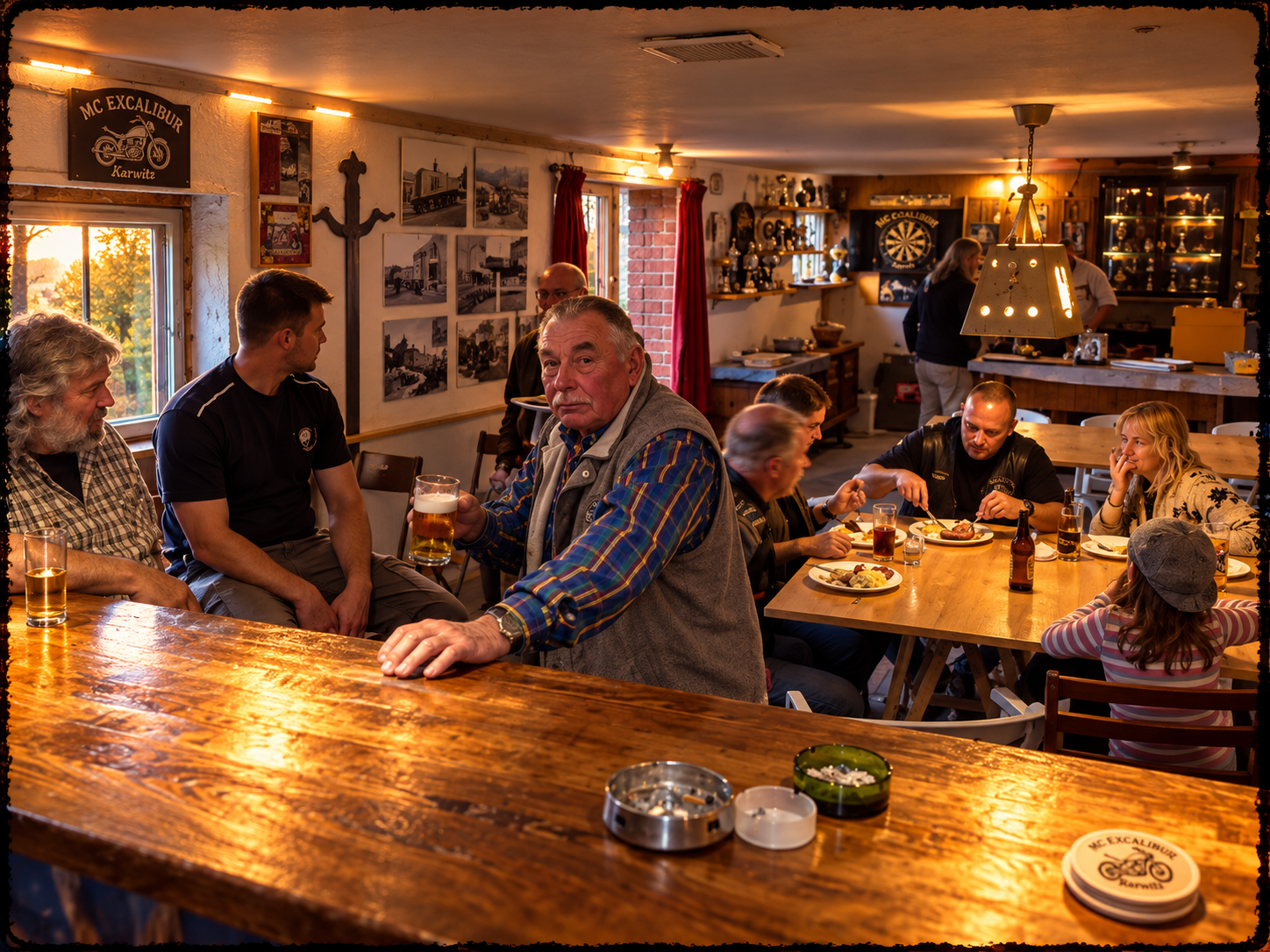 Das Clubhouse in der Langen Straße in Nausen